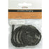 Black Plaited Leather Look Cord